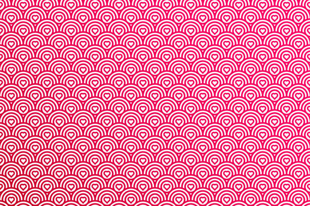 istock Abstract shapes concept design background. Abstract heart and circle shapes background. Geometric shapes. Abstract gradient colored background. Vector illustration stock illustration 1419895272