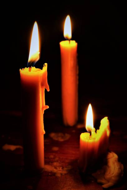 Candlelight stock photo