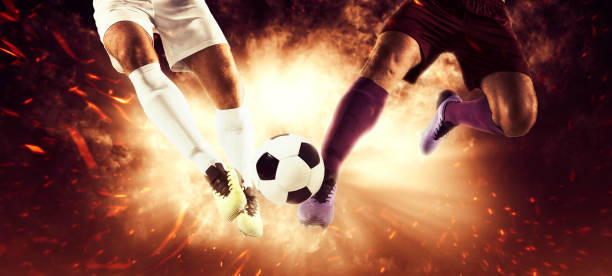 istock Two soccer player in action 1419900421