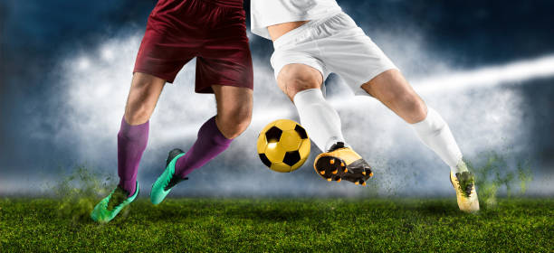 istock Two football player man in action 1419900427