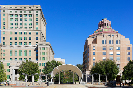 Asheville City Hall  and Buncombe County Courthouse (Asheville, North Carolina).
