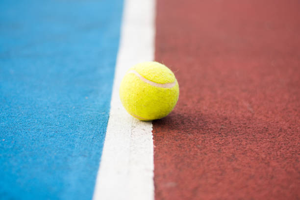 istock Tennis Ball on the Line 1419906621