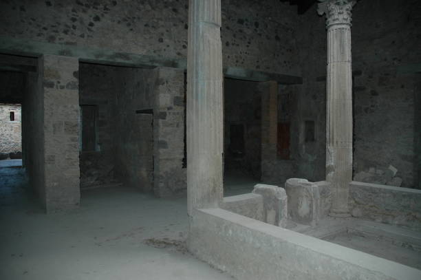 istock interior of Pompeian villa with swimming pool 1419911691