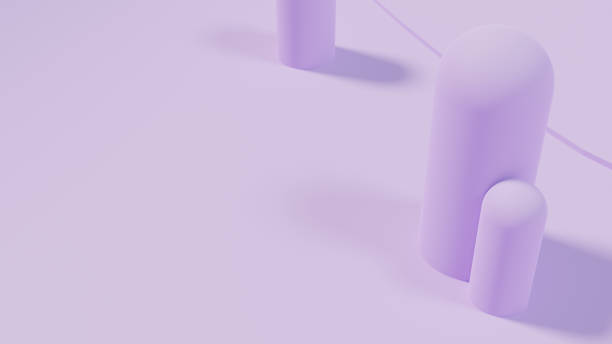 istock Purple Land Passthrough Bumps with Road Above 1419915041