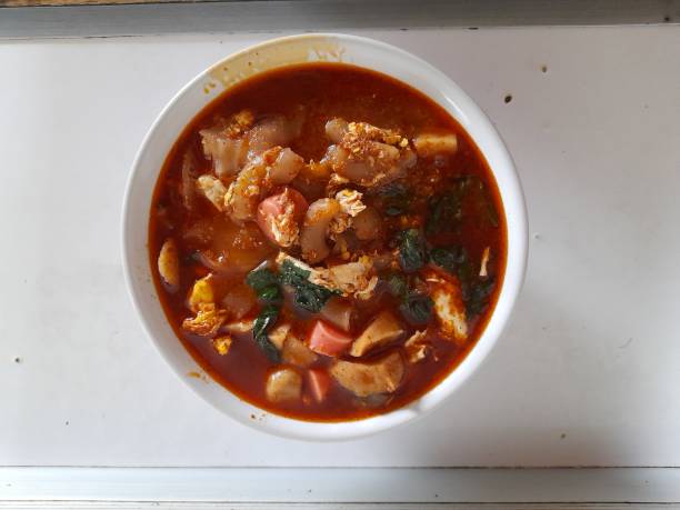 istock Seblak food seen from above in a bowl 1419921108