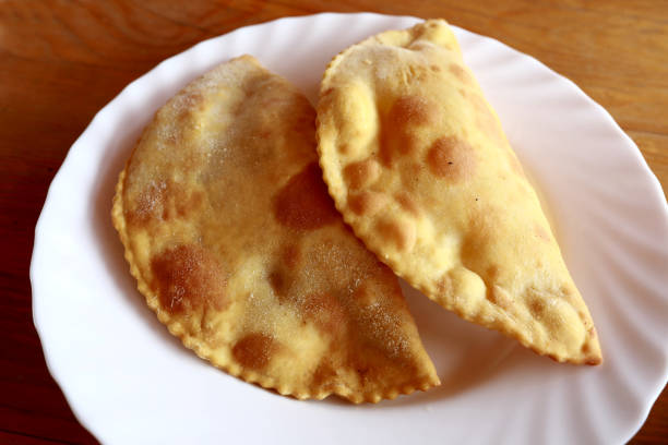 istock Adyghe halyuzh pies on white plate 1419928854