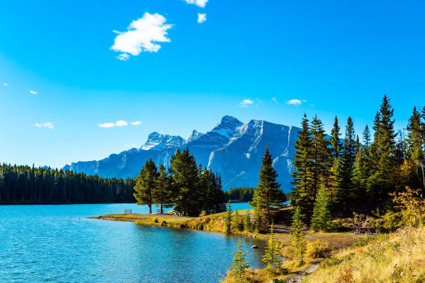 istock The lake reflects the sun and cloud 1419932592