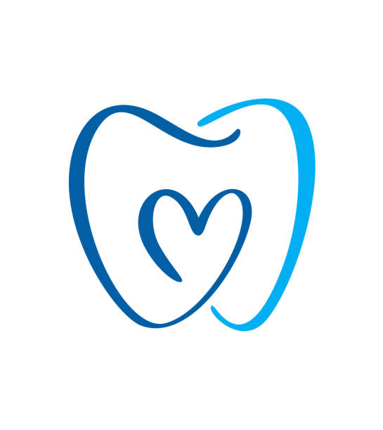 Blue tooth and heart icon. Dentistry symbol. Medical sign. Dentalhealth. Tooth sign. Clean White and healthy. Dental care. Vector icon. Medical care. Logo template Blue tooth and heart icon. Dentistry symbol. Medical sign. Dentalhealth. Tooth sign. Clean White and healthy. Dental care. Vector icon. Medical care. Logo template. teeth clipart stock illustrations