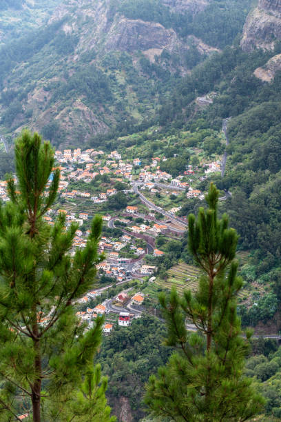 istock Small town Curral das freiras in valley in central Madeira 1419943792