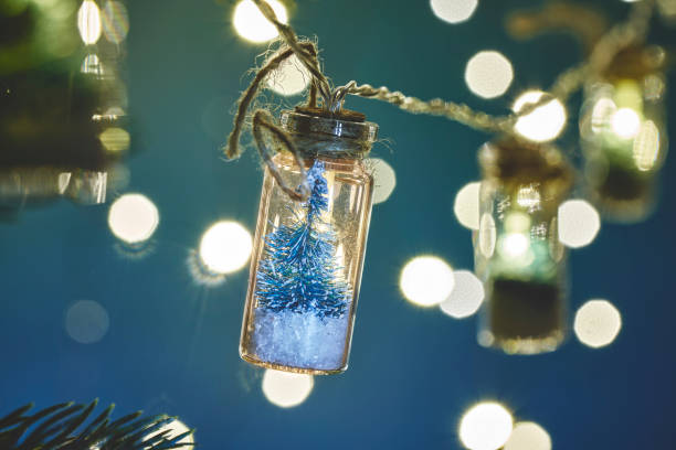 istock Christmas Decoration with Baubles and Holiday Lights 1419960817