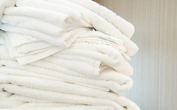 istock Pile of Fresh White Towels 1419966417
