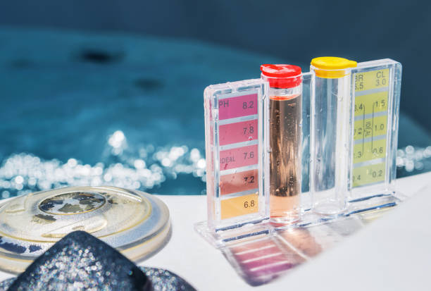 istock Swimming Pool Water Chlorine and PH Level Test 1419967150