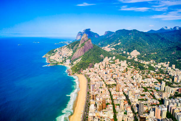 istock Ipanema beach aerial view, Rio de Janeiro, Brazil 1419968055