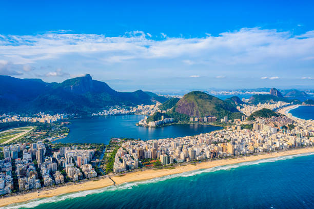 istock Ipanema beach aerial view, Rio de Janeiro, Brazil 1419968094