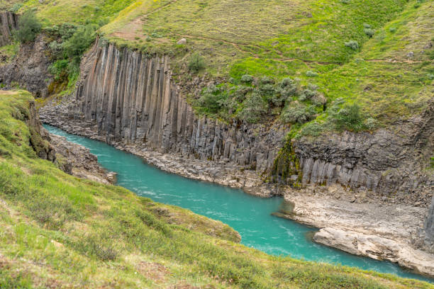istock Basalt columns in Studlagil canyon, Jokuldalur Valley 1419971949
