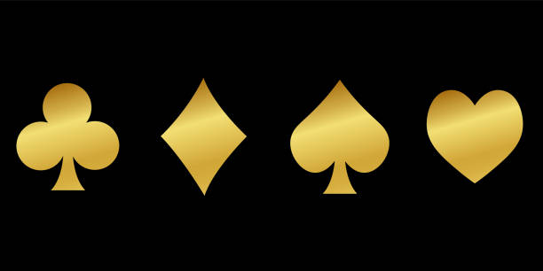 istock golden poker card symbols 1419984637