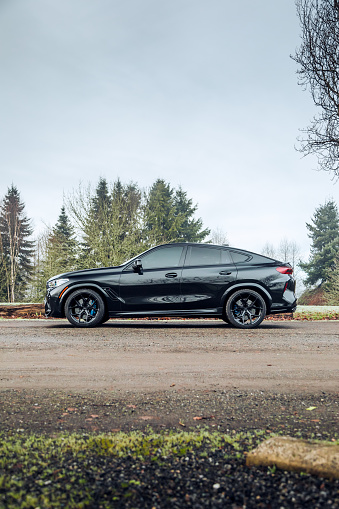 Seattle, WA, USA
August 20, 2022
BMW X6M parked at a farm