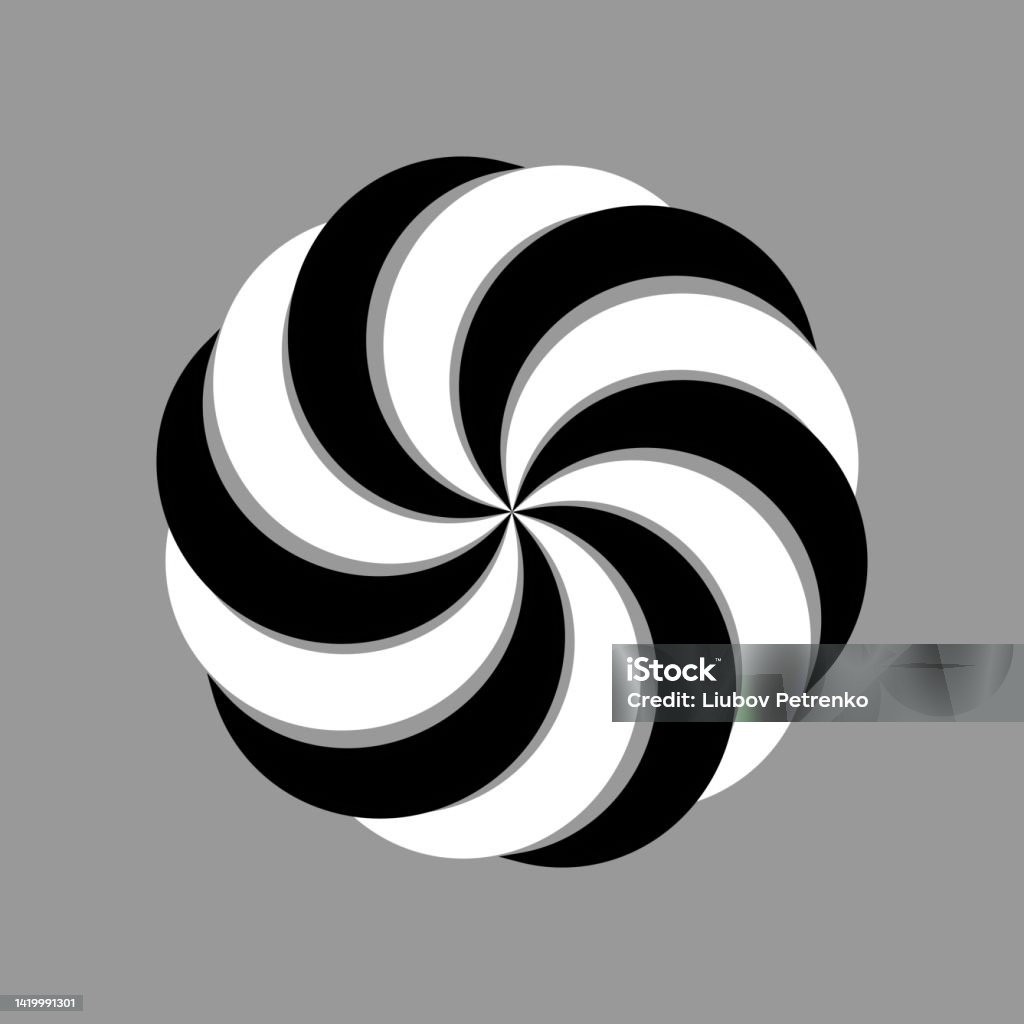 Icon Circle Vortex Minimal Abstract Symbol Circle Vortex Logo Stock Illustration ...