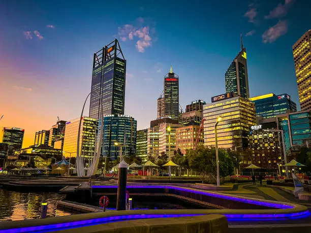 Perth City view from the Quay