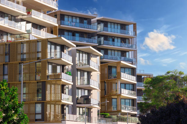 Apartment building in inner Sydney suburb NSW Australia