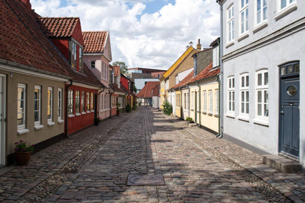 istock Denmark: Old town alley in Odense 1419999016