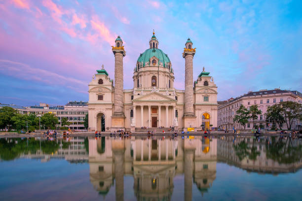 istock St. Charles's Church (Karlskirche) in Vienna, Austria 1420004743