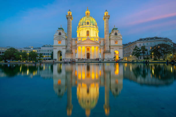 istock St. Charles's Church (Karlskirche) in Vienna, Austria 1420004788