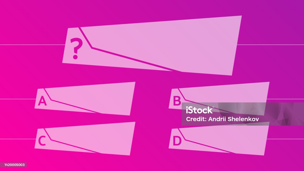 Question Choose Multiple Choice Quiz Template Stock Illustration - Download Image Now ...