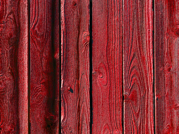 red barn wood rustic farmhouse painted wooden fence retro vintage countryside usa farming rural cowbarn a red barn wood rustic farmhouse painted wooden fence retro vintage countryside usa farming rural cowbarn red barn house stock pictures, royalty-free photos & images