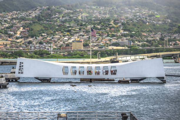 Pearl Harbor / Puʻuloa, Oahu Island, Hawaii, USA: Battleship Missouri (BB-63), nicknamed \
