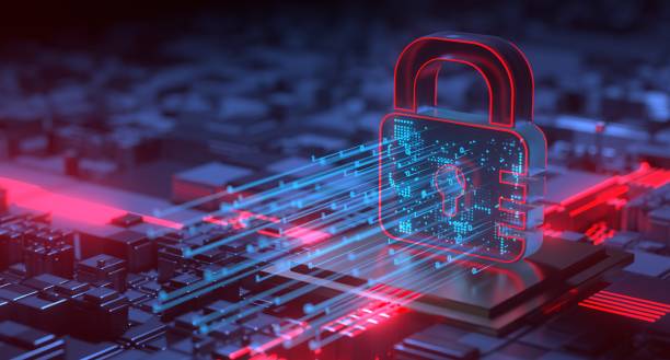 cyber security ransomware email phishing tecnología cifrada, información digital protegida protegida - seguridad fotografías e imágenes de stock