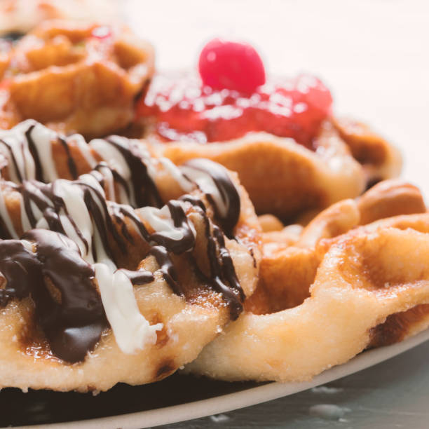 istock belgium waffles ,belgian waffle 1420045387