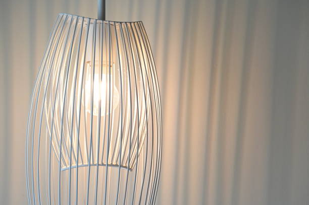 istock luxury lamp hanging on room with white curtain 1420048628