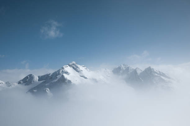 istock SNowcapped Mountain In A Fog 1420052299