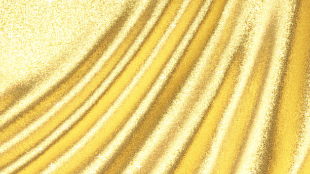 фоновое изображение похоже на великолепную золотистую ткань ламе. - lame стоковые фото и изображения