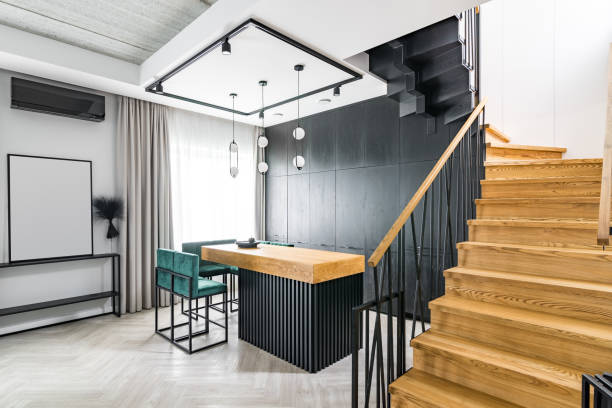 istock Modern and stylish private house interior 1420066439