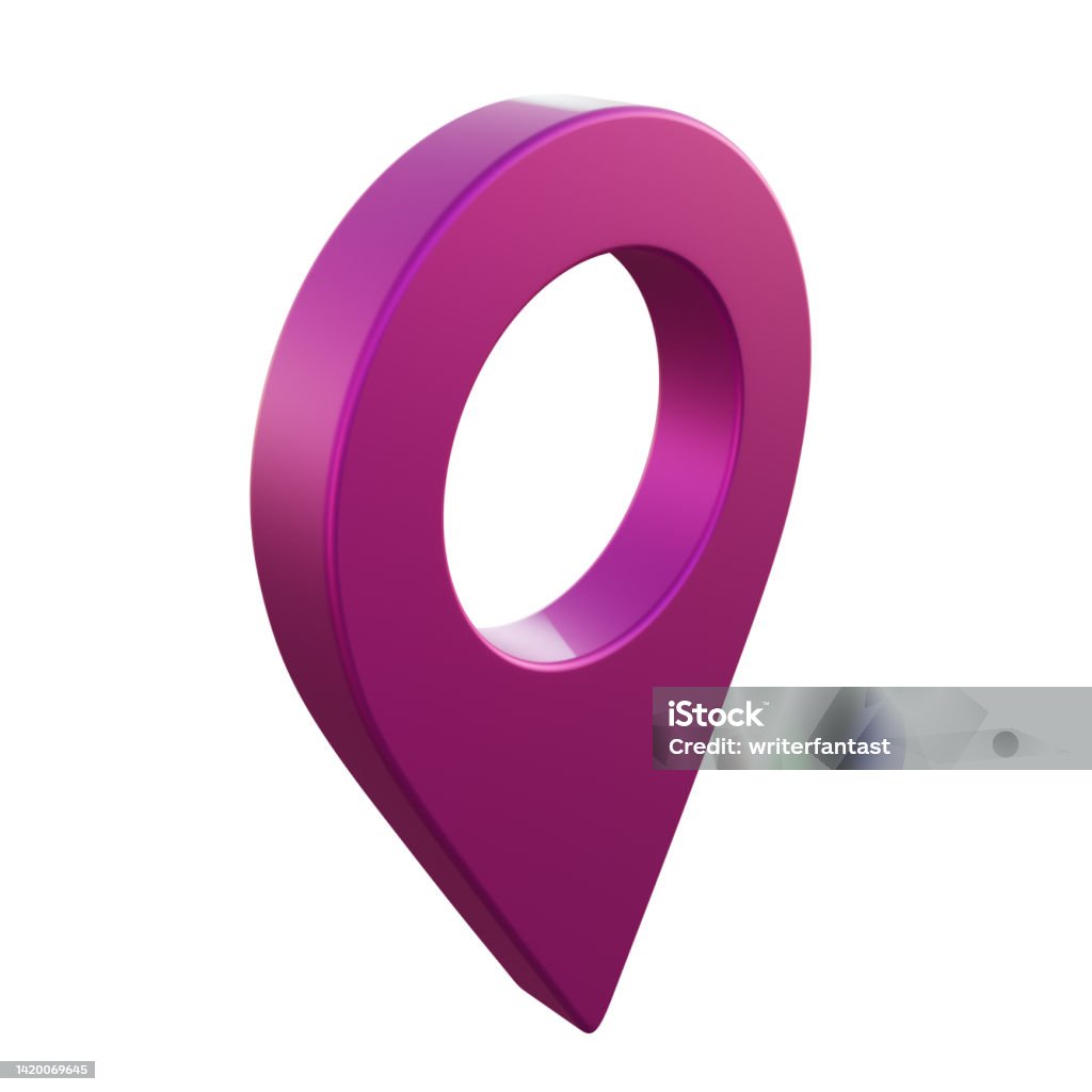 Pinkmap Pin Pink Map Markerpink Location Pin Stock Photo - Download Image Now ...