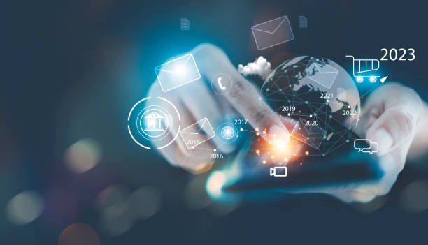 istock Businessman using mobile smart phone. Business global internet connection application technology and digital marketing, Financial and banking 1420070269