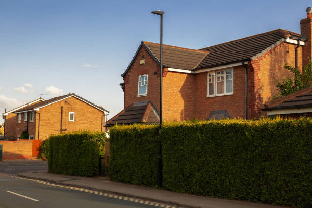 istock Cottage houses in England at sunset 1420074185