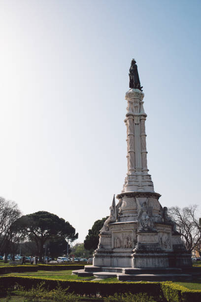 istock Low Angle View Of Statue Against Clear Sky 1420076383