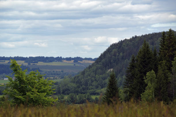 istock Steep banks of the deep river valley 1420094438