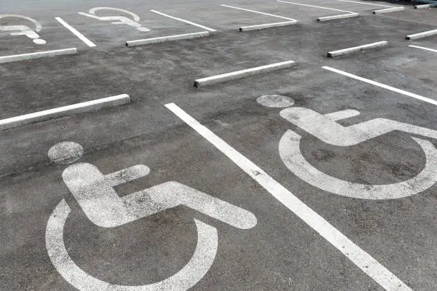Photo of Parking lot for disabled people
