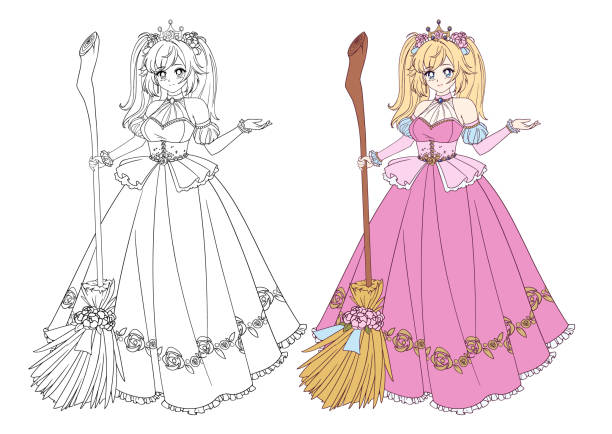 Tutorial vẽ váy công chúa anime Dành cho người mới bắt đầu