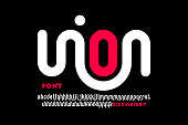 istock Linked letters font design 1420108190