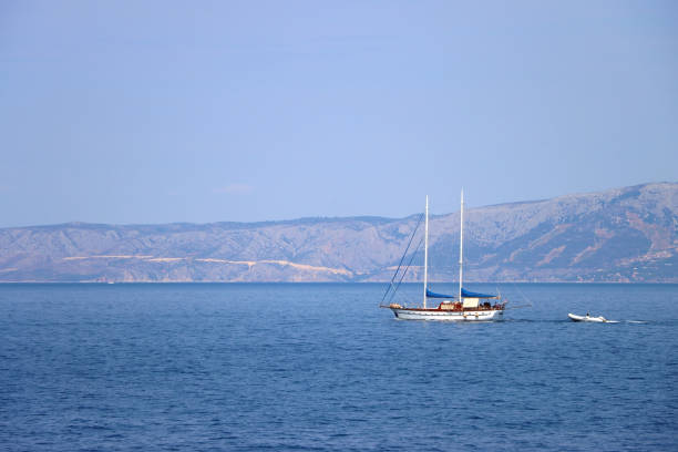 istock Sailing Boat and Adriatic Sea 1420110567