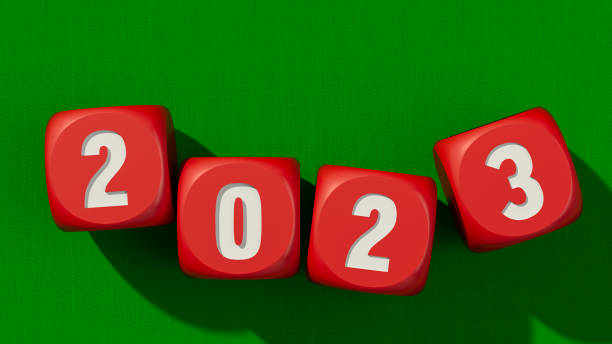 istock 2023 Dices. New Year Concept 1420113382