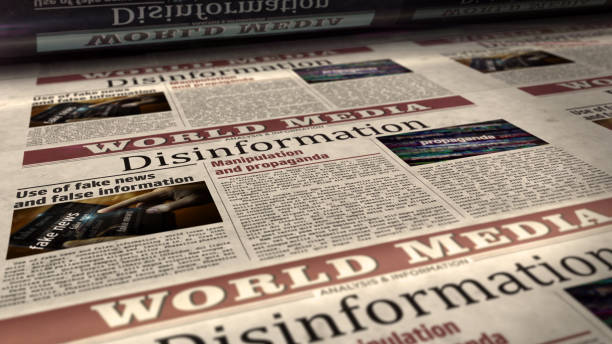 istock Disinformation, manipulation and propaganda retro newspaper 3d illustration 1420114569