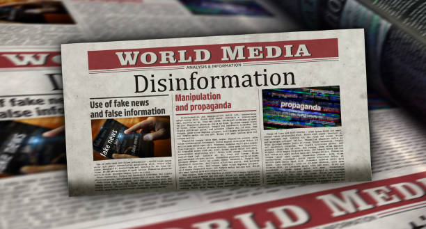 istock Disinformation, manipulation and propaganda retro newspaper 3d illustration 1420114612