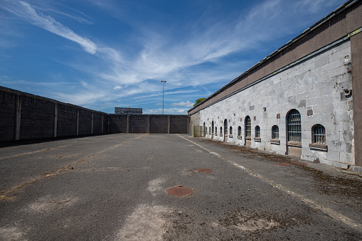 old abandoned prison. Spike island in Ireland