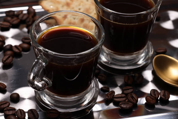 napój kawowy - coffee cup black coffee isolated zdjęcia i obrazy z banku zdjęć